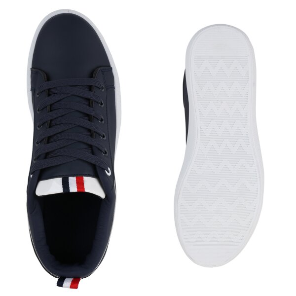 Stiefelparadies Herren Sneaker low in Dunkelblau Lagerräumung