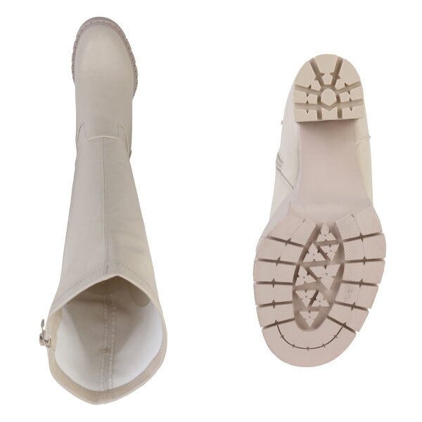 Stiefelparadies Damen Klassische Stiefel in Beige 50% Rabatt mit kostenlosem Versand