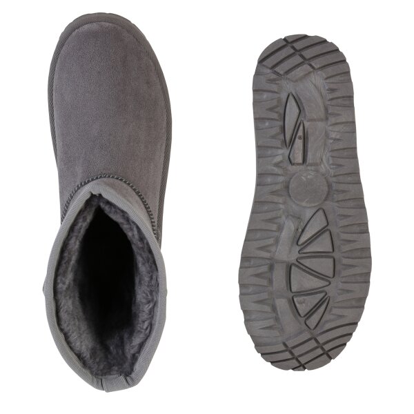 Stiefelparadies Damen Winter Boots in Grau Im Verkauf