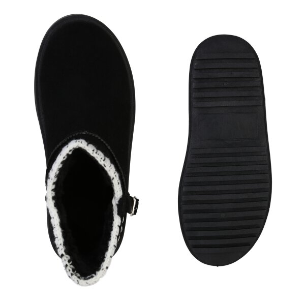 Stiefelparadies Damen Winter Boots in Schwarz Rabatte dieses Monats