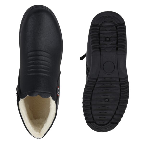 Stiefelparadies Damen Winter Boots in Schwarz Zeitlich begrenztes Angebot