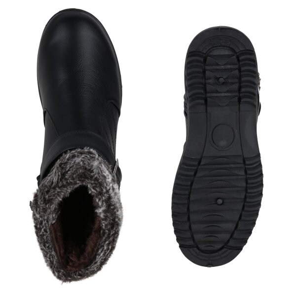 Stiefelparadies Damen Winter Boots in Schwarz Exklusive Angebote