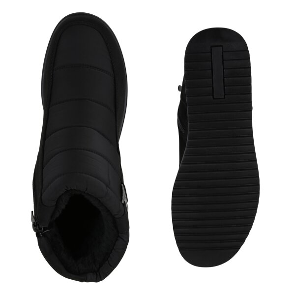 Stiefelparadies Damen Winter Boots in Schwarz Räumungsverkauf