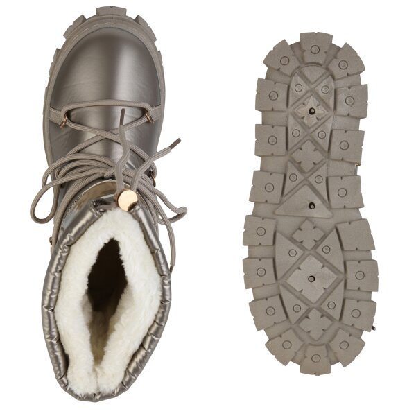 Stiefelparadies Damen Winter Boots in Gold Bis zu 65% Rabatt
