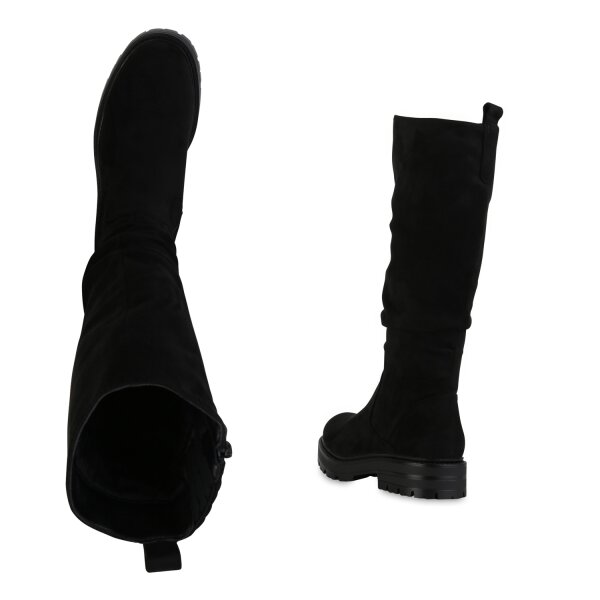 Stiefelparadies Damen Klassische Stiefel in Schwarz Meist gekauft