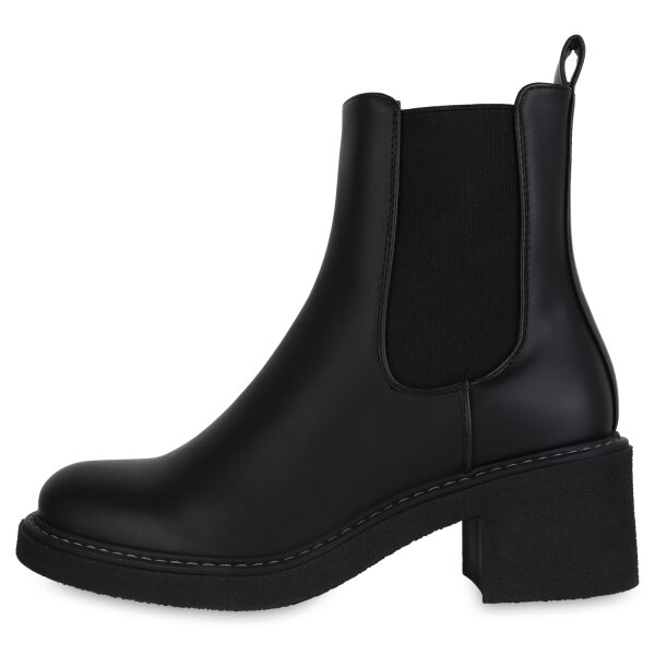 Stiefelparadies Damen Klassische Stiefeletten in Braun Blitzverkäufe